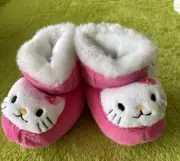 New With Tag Baby Socks Pink Slippers Hello Kitty