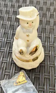 LENOX -The Skating Adventure Trinket Box With Skate if Charm Inside BH