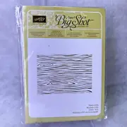 NEW Stampin’ Up! Sizzix Big Shot Woodgrain Embossing Folder Textured orig. pkg