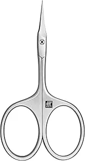 ZWILLING Cuticle Scissors with Tower Tip (Fine and Precise Cut of Cuticles and Skin Remnants, Safe Nail Care), Premium, Silver, 90 mm