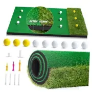 Golf Mat, Golf Hitting Mat Artificial Dual-Turf Golf Practice Mats 5x4ft Golf