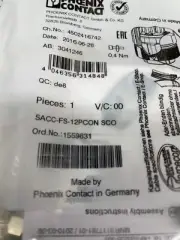 Weidmuller 180393 0000 90 degree 4 wire cable end new