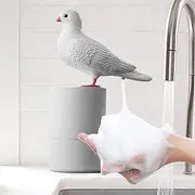 Foaming Soap Dispenser, Funny Bird Soap Dispenser, Pigeons Poop Soap Dispenser, 300ml Funny Soap Pump Induction Hand Washer Automatic Soap Dispenser, Touchless Soap Dispenser for Kitchen & Bathroom
