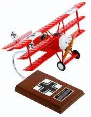 Germany Fokker DR.1 Red Baron Desk Top Display WWI Plane Model 1/20 SC Airplane