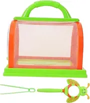 1 Set Handheld Insect Observation Box Outdoor Mesh Cage with Magnifying Glass Tweezers for Breeding Cage for Butterflies Insects Easy Access Air Circulation