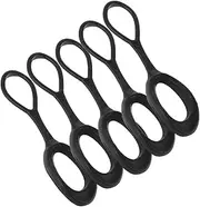 5pcs Detachable Zipper Pulls for Backpacks Handbags and Travel Bags Durable TPE Decorative Zipper Pull Tabs for Outdoor Use Removable and Versatile Accessories