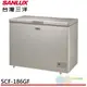 (輸碼95折 M6TAGFOD0M)SANLUX 台灣三洋 186L 風扇式無霜上掀式冷凍櫃 SCF-186GF