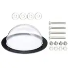 Dog Fence Window Satisfying Curious Pets Viewer Dome for Yard Garden Outside