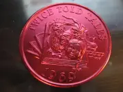 wizard of oz dorothy tinman lion 1969 Mardi Gras Doubloon SALE