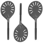 3Pcs Pizza Turning Peel 6 Inch Aluminum Perforated Pizza Turner Round Spatula