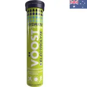 Hydrate Lemon + Lime Effervescent Tablets 20 Pack