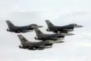 F-16 FIGHTING FALCONS FORMATION US AF 12x18 GLOSSY PHOTO PRINT