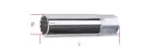 Beta Tools 956F 3/8" Square Drive Spark Plug Bi-Hex Socket 14mm 009560114