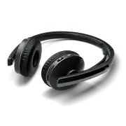 EPOS Adapt 261 Dual Bluetooth Headset, Works with Mobile / PC, Microsoft Teams and UC Certified, upto 27 Hour Talk Time, Folds Flat, 2Yr -Inc USB Apat