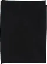 Fusible Interfacing Fabric, Polyester Stretch Knitted Iron On Interfacing Sticking Shirt Collar Lining Black White DIY Craft Patchwork Sewing Crafts(No Glue Black)