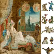 Wooden Puzzle for Adults by FoxSmartBox - 275 Pcs - The Dream Haunting the Mogul