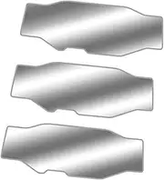 Screen Protector G310GS G310 GS Motorcycle Cluster Scratch Speed Dashboard Screen Protection Film Protector, for G310R 17-2020 Headlight Film Motorcycle Screen Protector(BLACK 3 pcs)