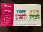 Pyrex Disney Food Storage Containers Set With Lids!