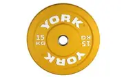 York 15KG Colour Rubber Training Bumper Plate