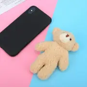 Bear Plush Keychain Mini Soft Cute Stuffed Teddy Bear Toy Bag Hanging Pendan CHW