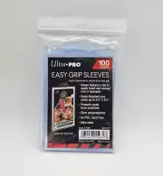 (100-Pack) Ultra Pro Easy Grip Sleeves - Trading Card Sleeves With Pull Tab