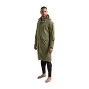 Men's Pursuit Waterproof Lightweight Changing Robe Jacket-Olive Green