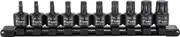Astro Pneumatic Tool 94410T 10-Piece 3/8" Drive Nano Impact Torx Bit Sockets