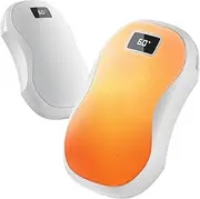 [DOLAMOTY] Hand Warmers Rechargeable - 2in1 Electric Hand Warmer, 6000mAh Magnetic Portable Handwarmers, 3 Heat Settings Hot Hands Reusable Gifts for Outdoor, Camping, Golf, Hunting, Men Women Children