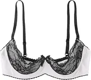 [Yhong] Women's Wireless Cotton Bra Comfortable Supportive Plus Size Bralette Sustainable Lace Clothes