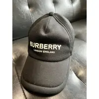 在飛比找蝦皮購物優惠-Burberry 巴寶莉黑色TB帽子義大利製 S號