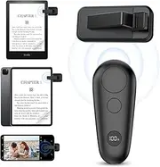 Remote Page Turner for Kindle iPad, RF Remote Control for Kindle Paperwhite Scribe Accessories, Yinshiang Page Turner Clicker for iPad Tablets Reading Novels Taking (A Black)