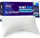 Sidney Sleep Pillow for Side and Back Sleepers - Queen (Pack of 1), White