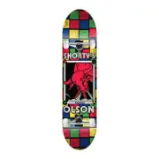 Shorty's Skateboard Assembly Olson Taurus Red 8.25" Complete