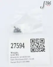 27594 GL SCIENCES GRAPHITE VESPEL FERRULE (HPS), GV-04 (LOT OF 10)NEW 3007-31104