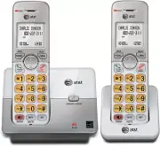AT&T 2 Handset Cordless Home Phone System Caller ID Call Waiting Speakerphone