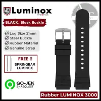 在飛比找蝦皮購物優惠-橡膠錶帶 Luminox 3000 3900 21mm 黑色