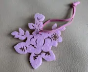 New Tea Rose Cut Out Ornament (1337) by Taylor & Coultas