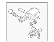Genuine Nissan Master Cylinder D6010-3BA5B (for: Nissan)