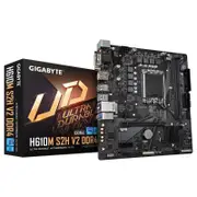 Gigabyte H610M S2H V2 DDR4 Motherboard, for Intel CPU, DDR4, LGA1700, Micro-ATX