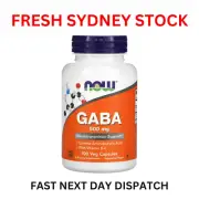 Now Foods Gaba 500 mg 100 Veg Capsules With Vitamin B6 Neurotransmitter Support