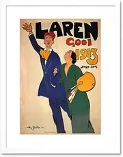 Vintage Ad Laren Gooi 1913 Netherlands Framed Wall Art Print