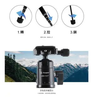 免運 公司貨 Fotopro MINI-PRO+ 專業迷你腳架 升級版 Mini Pro 方便攜帶 三段角度 載重5公斤