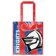 Newcastle Knights NRL Laminated Carry Shopping Grocery Reusable Bag Gift