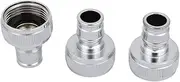 Aexit 3pcs (Home hardware) 3/4BSP Female Threaded Water Hose Connector Faucet t-ap for (42ry678qf222) Washing Machine