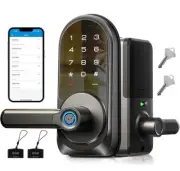 Veise Smart Lock, Keyless Entry Door with Handle, APP Control Fingerprint RZ09