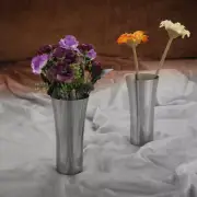 Decorative Flower Vase Silver Vase Retro Style Flower Container