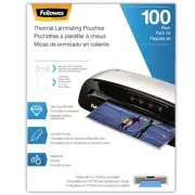 Laminating Pouches, Letter, 3mil, 100/PK, CL