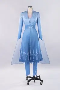 在飛比找Yahoo!奇摩拍賣優惠-cos服裝現貨冰雪奇緣2圣誕節艾莎公主裙衣服連衣裙愛莎Fro