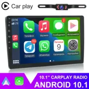 10.1" Touchscreen Car Stereo Radio Android Auto Apple CarPlay Bluetooth + Camera