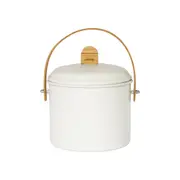 Pebbly Compost Bin Cream 3.5L